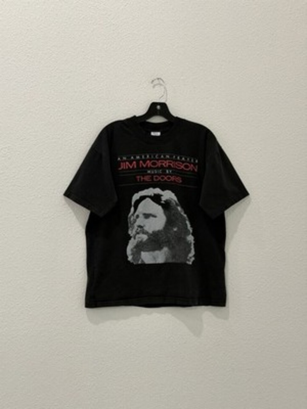 Vintage 90s Jim Morrison The Doors M Band Tee Faded Rare Music Classic Rock USA